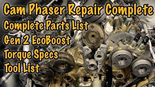 F150 Cam Phaser Rattle Repair Gen 2 3.5 Eco Boost