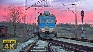 Rail traffic in Serbia - Kovačevac 2016. - Železnički saobraćaj u Srbiji [4K]