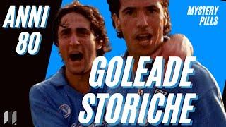 SERIE A: GOLEADE storiche nei match ANNI 80