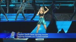 Taylor Swift fans having issues buying tickets on Ticketmaster