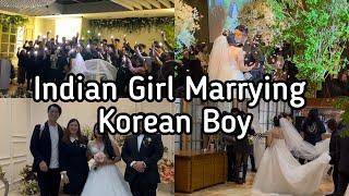 Indian girl marrying Korean Boy | Marriage Vlog | full wedding in Korea