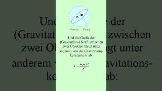 Das Prinzip der starken Wechselwirkung ist das gleiche wie das der Gravitation {Realphysik Short 55}