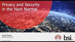 Privacy & Security in the Next Normal