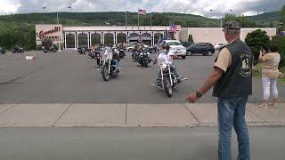 Motorcycle ride to honor the fallen