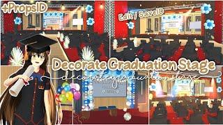 Decorate Graduation Stage  + PropsID : Sakura School Simulator