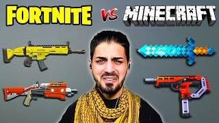 I Tested FORTNITE vs MINECRAFT Loadouts on Warzone