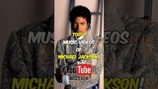 Top 5 Music Videos of Michael Jackson! (YouTube Edition) Part 1 #shorts #michaeljackson #song #dance