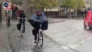 Utrecht (Netherlands), Cycling in the Rain