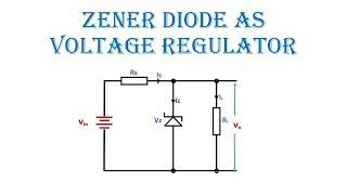 zener diode as voltage regulator