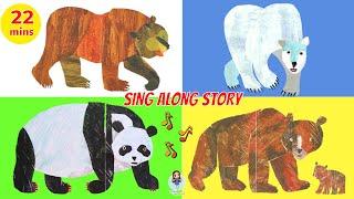 Brown Bear, Brown Bear What Do You See Sing Along Song |Eric Carle Animated Stories Read Aloud Books