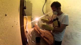 building a laminated recurve bow - bau eines laminierten bogens