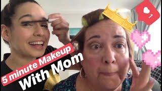 My Mom as a Beauty Blogger  - IG LIVE