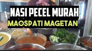 Nasi Pecel Murah | Ramai Pembeli Lezat Pol di Maospati Magetan