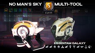 No Man's Sky S-class Multitools | Experimental Pistol in White & Yellow | Eissentam Galaxy