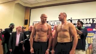 Tyson Fury Tells Alexander Ustinov "I'm Going to Inflict Pain on You"