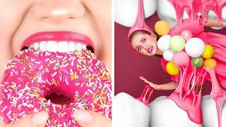 IF FOOD WERE PEOPLE || Crazy Snacks And Food Hacks by 123 GO! Planet