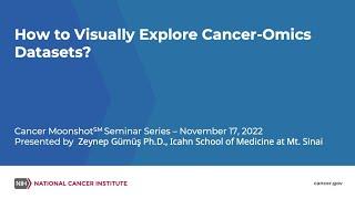 How to Visually Explore Cancer-Omics Datasets?