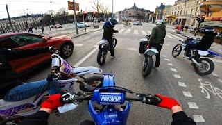 SHREDDING IN THE CITY WITH FRIENDS! (POLICE, SUPERMOTO & BIKELIFE)