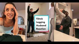 MY HUSBAND REACTS TO MY TIKTOK LEGGINGS / AMAZON LEGGINGS （4）