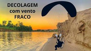 🪂 [ DECOLAGEM DE PARAMOTOR ] Saiba como Decola um Paramotor Com Vento Fraco  🪂