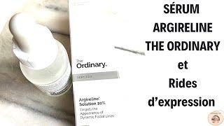 Sérum Argireline The Ordinary, anti rides ? Mon avis #theordinaryreview #theordinary