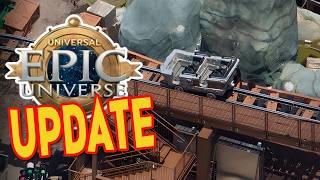 Epic Universe Construction Update | Major Progress On Nintendo World & Entrance Plaza