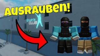 YOUTUBER RAUBEN Erwins Club Aus! (Eskalation mit der Polizei?!) | Roblox Notruf Hamburg