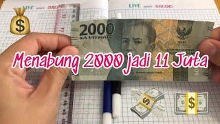 TANTANGAN MENABUNG 2000 | SAVING CHALLENGE | TIPS MENABUNG | METODE MENABUNG | MENABUNG RECEH