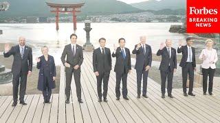 Biden And G7 Leaders Meet At Itsukushima Shrine In Hiroshima, Japan