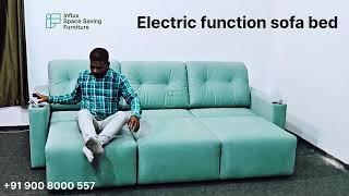 Electric function sofa cum bed |  Space saving sofa in Bangalore