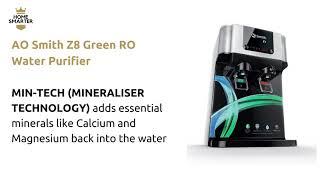 AO Smith Z8 Green RO Water Purifier | HomeSmarter