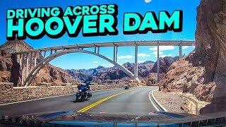 Driving across HOOVER DAM, Nevada to Arizona in 4K Ultra HD