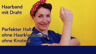 Tutorial Haarband mit Draht