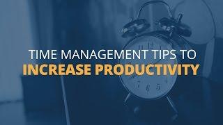 6 Time Management Tips to Increase Productivity | Brian Tracy