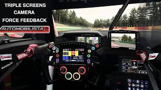 How to setup Triple Screens, Camera and FFB Automobilista 2