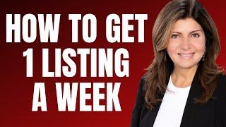 How To Get 1 Listing A Week! (Step-By-Step)