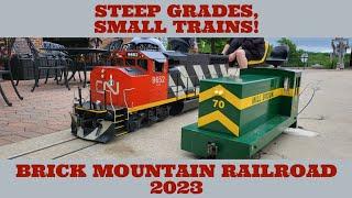 Riding the Rails at Brick Mountain Railroad 2023 Invitational Meet