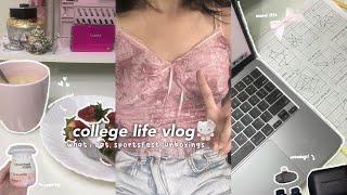 college vlog ྀི: what i eat in a week, sports festival, new camera, maono wave t1 mini wireless mic