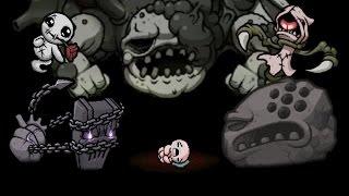 The Binding Of Isaac Antibirth All Bosses Compilation (Officialized Fan DLC)