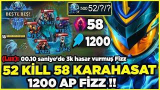 52 KİLL 58 KARAHASAT 1200 YETENEK GÜCÜ FİZZ !!