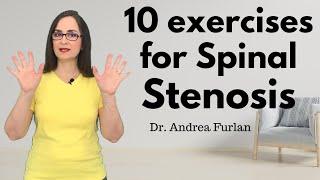 #033 Learn Ten Home-Based Exercises and Pain Relief Positions for Lumbar Spinal Stenosis