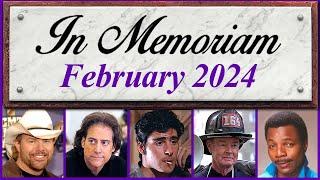 In Memoriam February 2024: Famous Faces We Lost in February 2024