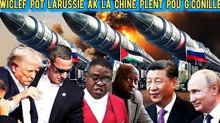 14 Juill Yo fèk Fizye Donald trump gwo plent pote devan la Russie La chine pou vin sove Gang yo wè