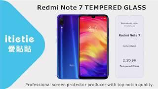 Redmi Note 7 / Redmi Note 7 Pro Tempered Glass Screen Protector Perfect Match