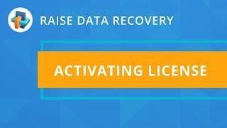 Raise Data Recovery: Activating licenses [SysDev Laboratories]