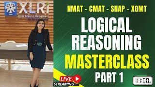 Most important Logical Reasoning Questions for SNAP| XGMT| CMAT| NMAT| Reasoning Masterclass Part 1