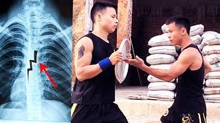 Chinese Kung Fu Master Training Tutorial, Build Harder Tibia Than Steel Tube