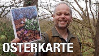 Wo ist denn der Frühling wieder hin? Osterkarte