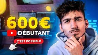 Combien GAGNE un YouTubeur débutant ?