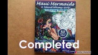 [Completed Coloring Book] Maui Mermaids & Island Whimsy Girls by Hannah Lynn